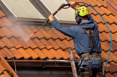 Démoussage et hydrofuge de toiture à Bert